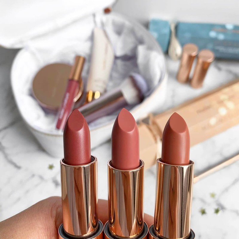 Nude By Nature Moisture Shine Lipstick, 06 Dusky Nude 4g