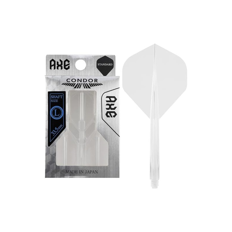 Condor Axe STD XL Clear Condor Axe Dart Flight