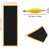 Jizlan 12 Pack Fingerboard Grip Tape Sticky Foam Sticker Replacement