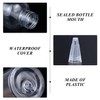 COACOM 10 Teile Transparente Plastik-Extrusionsflasche, Multifunktionale Spitze-Mundflasche, Bequeme Außenreise, Wiederverwendbare