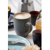 BITZ Coffee cup - made of sturdy stoneware Grey and