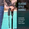 DMI Deluxe Adjustable Cane with Comfort Grip Handle and Strap,