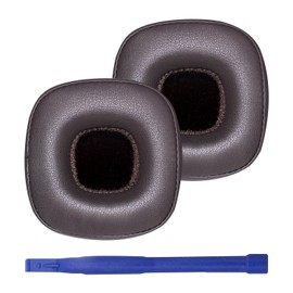 Adhiper Major IV Ear Pads Compatible with Marshall Major IV Wireless Headphones, Replacement Soft Protein Leather and Memory Foam Earpads (Brown)