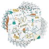 Science Lab Objects Print Microfiber Dish Cloths 6 Pack Dish