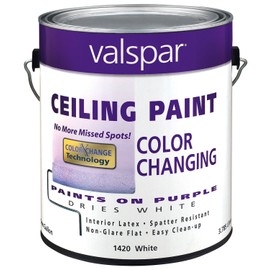 Premium White Interior Latex Ceiling Paint [Set of 4]