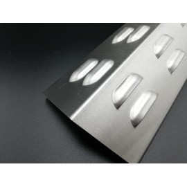 Koch #72 High Quality Flame Distributor Suitable for Enders Boston 382 x 106 mm for Gas Barbecue Flame Plate Burner Cover Stainless Steel V2A Thickness 1.25 mm 510 g Solid Quality Made in Germany