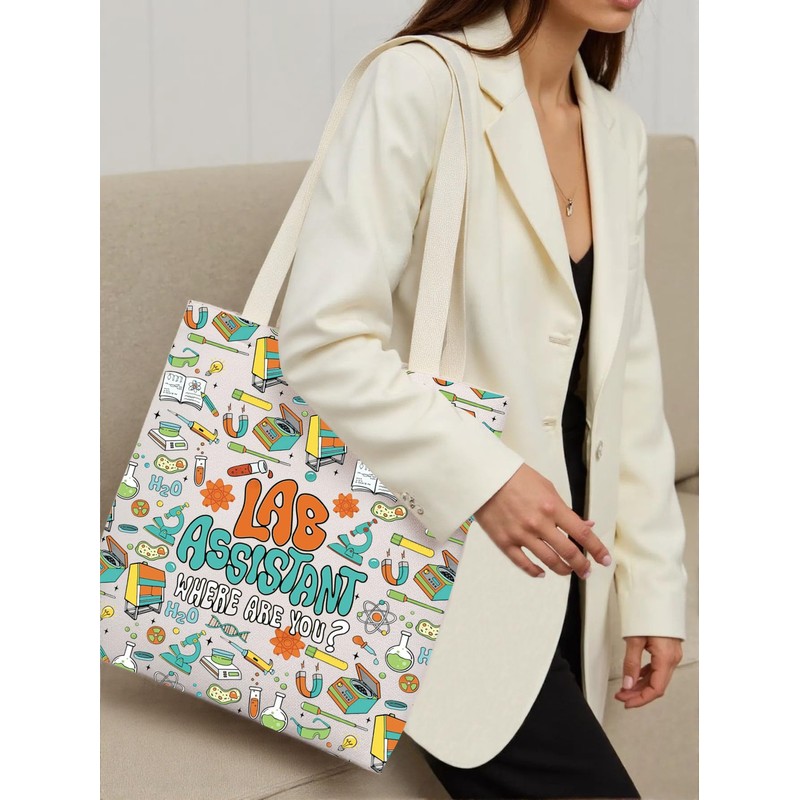 Lab Assistant Appreciation Tote Bag Lab Tech Week Canvas Bag