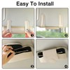 KINIVA Sunglasses Holder for Car Visor Leather Glasses Case with