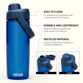 CAMELBAK Thrive Chug 20oz Oxford Water Bottle with Tritan Renew Leak Proof Lid