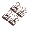 80Pcs Hollow Binder Clips 0.7in Sturdy Metal Hollow Out Strong
