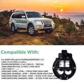 MD118127 E5T01371 MAF Sensor Mass Air Flow Meter Compatible with Mitsubish-i Pajero Montero 1st L300 L400