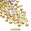 sourcing map 1440 Pcs Hotfix Rhinestones Flatback Crystal Glass Gems