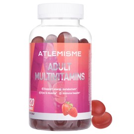ATLEMISME Multivitamin and Mineral Gummies - Red Mixed Berry Flavor