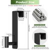 Stainless Steel Over The Door Hooks Heavy Duty, Bathroom Towel