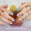 Press on Nails Short 5 Styles, Jofay Fashion 160Pcs Summer