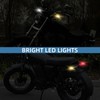 Motorcycle Bullet Turn Signals LED Front Rear Lights 4 PCS,
