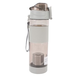 Hydrogen Water Bottle 304 Stainless Steel Alkaline Filter Leak Proof Hydrogen Rich Water Generator for Exercise Light Gray