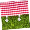 CIYODO 4pcs Tablecloth Weights Windproof Clips for Picnic Fitted Table