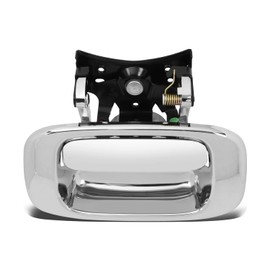 DNA MOTORING THO-PF-00006 Tailgate Handle Bezel Trim Compatible with 1999-2006 Silverado/Sierra 1500 2500,Chrome