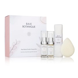 Baie Botanique Rose Renew Double Cleansing Retouching Natural Vegan Organic & Luxury Skin Cleansing Kit
