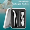 YTD Likomey Nail Clippers Set,Long Handled Angled Head Toenail Clippers