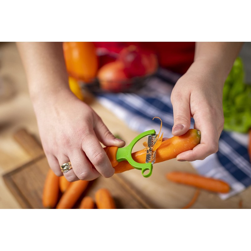 Kuhn Rikon Julienne Veggie Peeler, Carrot Design