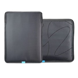 TD MacCase Genuine Leather and Cotton Laptop Briefcase Eco-Friendly Vertical Sleeve for MacBook 13 Black Colorcolor: Black
