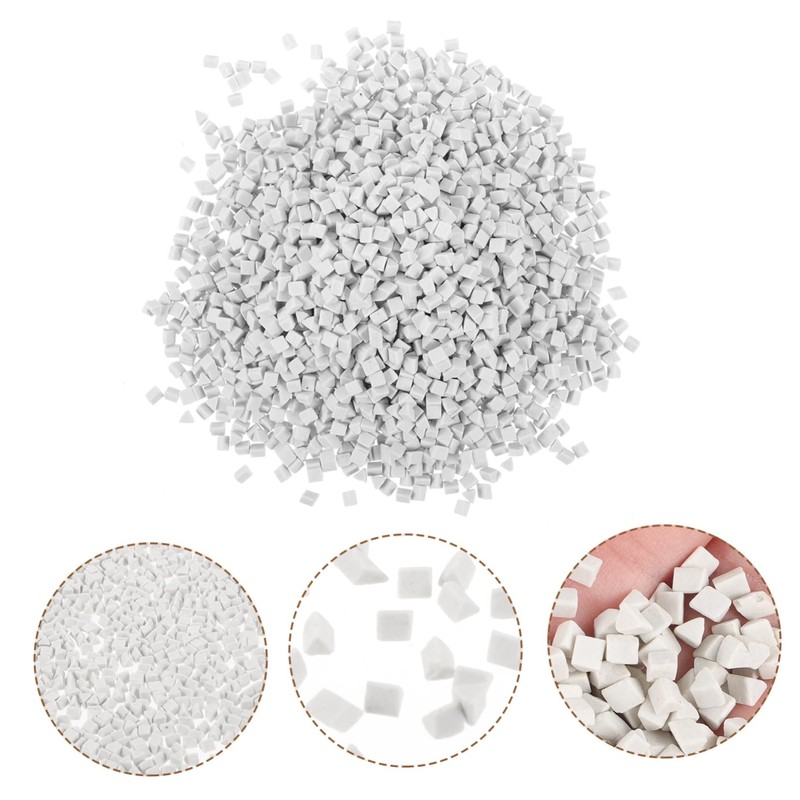 CHILDWEET Set of 4mm Ceramic Triangle Abrasive for Jewelry Polishing
