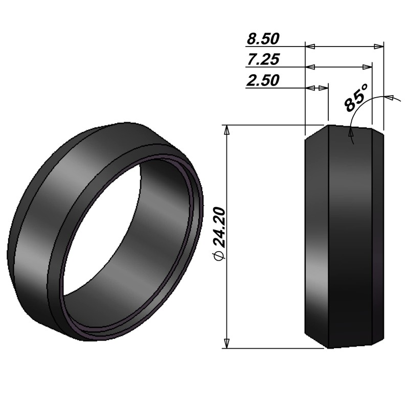 Mini-Z Drift Tire Hippari 2 (2): Eagle BBS Foil -