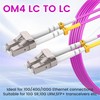 SpeedyCables OM4 LC to LC Fiber Patch Cable 8m(26ft), 40G/100Gb