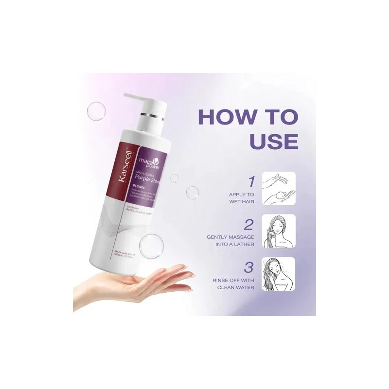 Karseell Colorequilibrio Mascarilla+aceite+shampoo+queratina