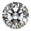 SAVEARTH DIAMONDS Lab Created Moissanite Loose Diamond 6.5MM Round Cut