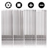 Rocaris 30 Pack 1/4 Inch Hex Shank Long Magnetic Screwdriver
