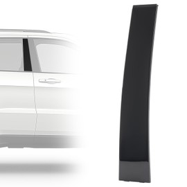 HECASA B Pillar Molding Panel Trim Compatible with 2011-2021 Jeep Grand Cherokee Replace for 57010447AN 57010446AN Door Pillar Applique Outer Pillar Panel Rear Window Trim Cover Driver+Passenger Side