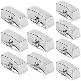 Chrome Knob Dial for Gas Control Valve, Fit for D-Shape Valve Stem Design Gas Control Valve Stove Range Oven Griddle Char Broiler - Replacement for Gas Stove Range Knobs (10 Pack)