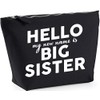 Hippowarehouse Hello my new name is big sister printed make