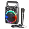 Bontempi Mini Wireless Speaker with Microphone and RGB Lights, 125