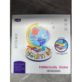 Lubardy Globe Educational Interactive Learning Map World Kids Spinning STEM Gifts 3 4 5 6 7 Year Old Kids Boys Girls