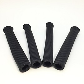 Spark Plug Wire Boot Heat Shield Protective Sleeve 4 Cylinder -Black