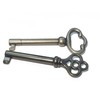 Generic Skeleton Key KY-2AB and KY-3AB Antique Brass Plated Hollow