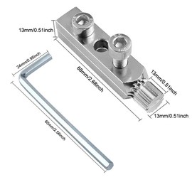 TorSor 2 Pack Broken Valve Thread Extractor Tool Broken Faucet Connector Extractor Stripped Screw Extractors for Faucet Aerator Garden Hose Adapter Hex Nipple Pipe Fittings Shower Supply Lines
