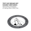 Oatey 43613 3 in. or 4 in. Fast Set White