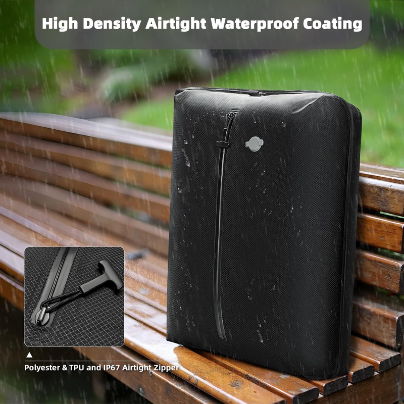 Luvan Vacuum Bags for Travel, black