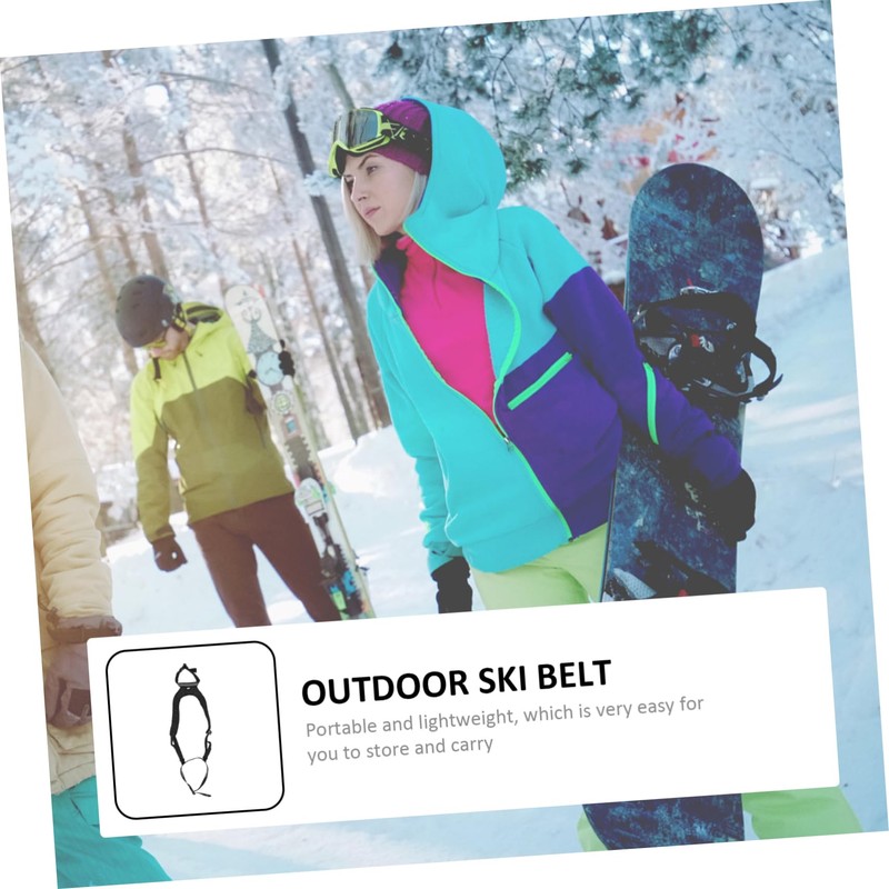 NOLITOY Snowboard Strap Fine Workmanship Comfortable Harness for Snowboard Carrying