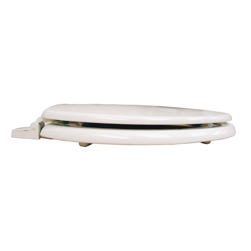 Comfort Seats U003WD00 Deluxe Molded Wood Contemporary Round Closed Front