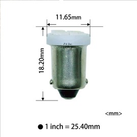 PA LED 10PCS #1893 #44 #47 #756 #1847 BA9S 4SMD LED Bayonet Pinball Machine Light Bulb Red-6.3V