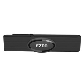 EZON Heart Rate Monitor Chest Strap C009Pro,ANT+& Bluetooth 5.1 Dual Protocol,Up to 400H Battery Life,Compatible with Polar/Strava/Wahoo/Peloton,Ideal for Fitness Training Cycling (Black)