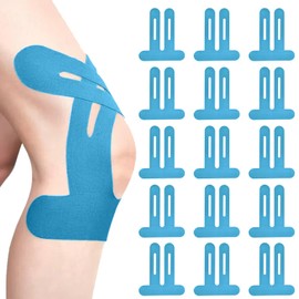 VEGCOO PreCut Kinesiotapes (Blue-15 Pieces)