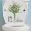 Fujitoya Toilet Wall Decor Cat Plant Scandinavian Wall Decor DIY