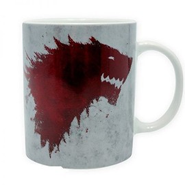Game of thrones tasse à l'effigie de 320 ml-the north remembers-bouche et langue livré dans une boîte cadeau